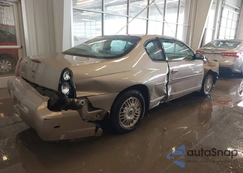 2002 Chevrolet Monte Carlo Ls из США, поврежденный, VIN 2G1WW12E529288316